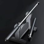 Folding walking stick with pop-up mechanism