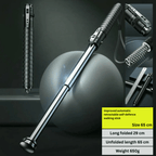 Folding walking stick with pop-up mechanism