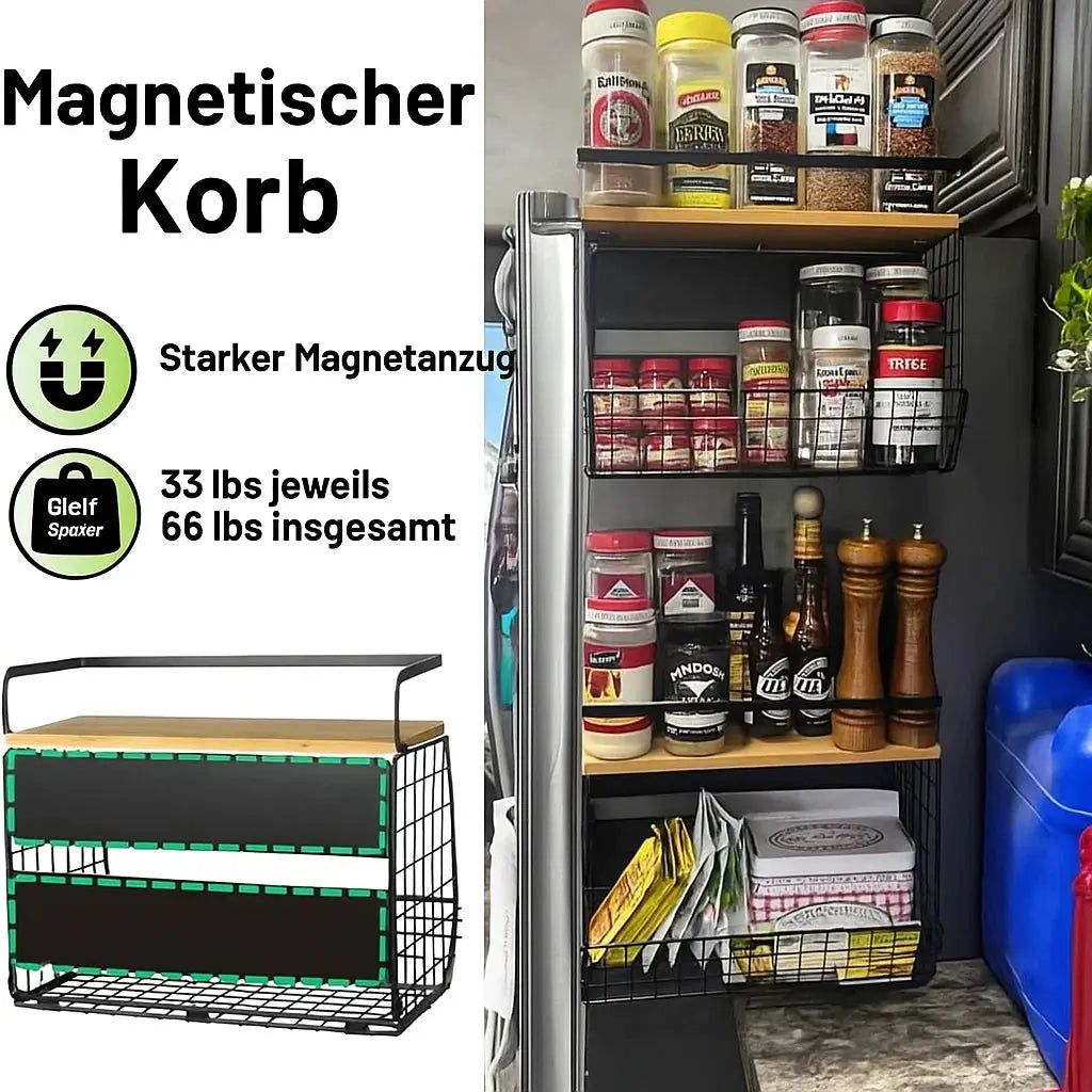 Hochmagnetisches Wandregal — Stabiler Stauraum ohne Bohren Mivoza Deutschland