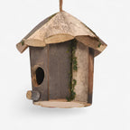 Wooden Birdhouse with Hanging Strap