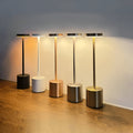 LED-Tischlampe mit kabelloser Ladestation