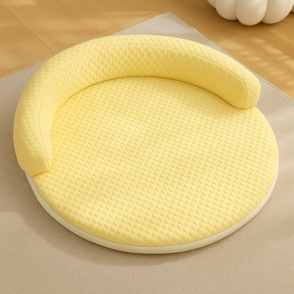 Orthopädisches Katzenbett mit Kühleffekt