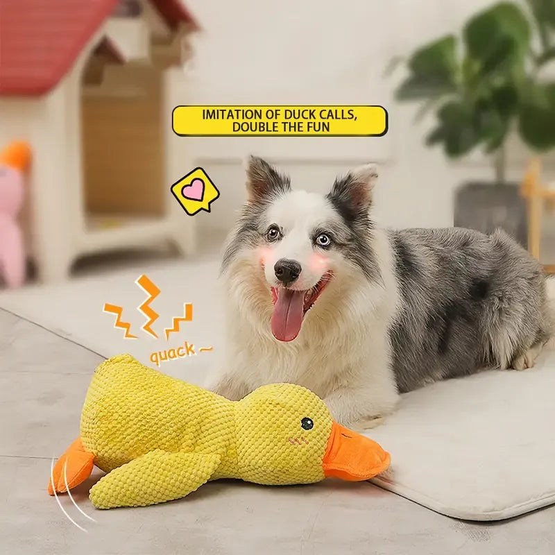 Dog Toy Duck with Squeaker Function