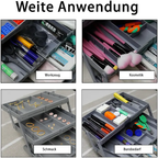 Intelligenter 3-stöckiger Schubladen-Organizer – Erweiterbar & Platzsparend für Standard-Schubladen Mivoza Deutschland