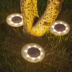 Solare Garten-Bodenleuchten – Wetterfest, 4er-Set