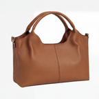 Soft Leather Hobo Bag with Multiple Compartments
