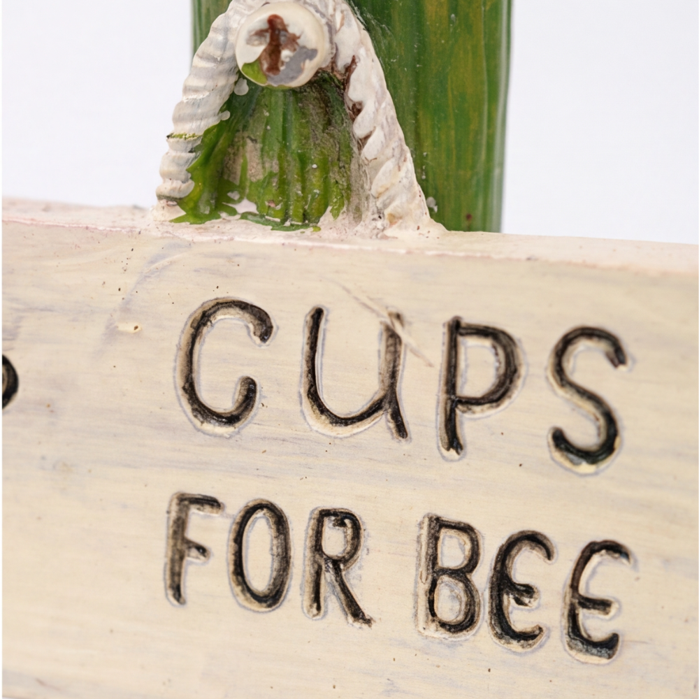 Flower Waterer for Bees and Butterflies – Hand-Painted Garden Decoration