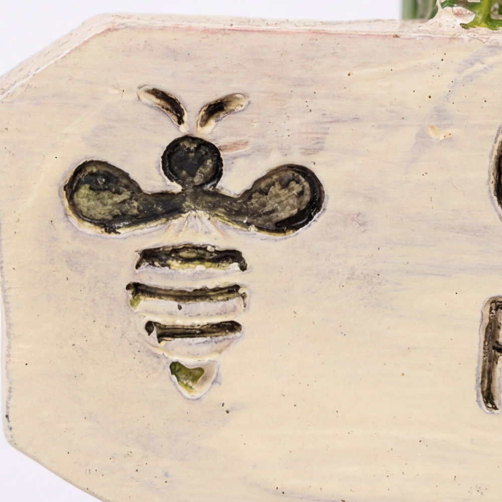 Flower Waterer for Bees and Butterflies – Hand-Painted Garden Decoration