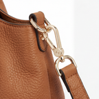 Soft Leather Hobo Bag with Multiple Compartments