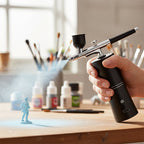 Airbrush-Pistole kabellos mit einstellbarem Sprühdruck