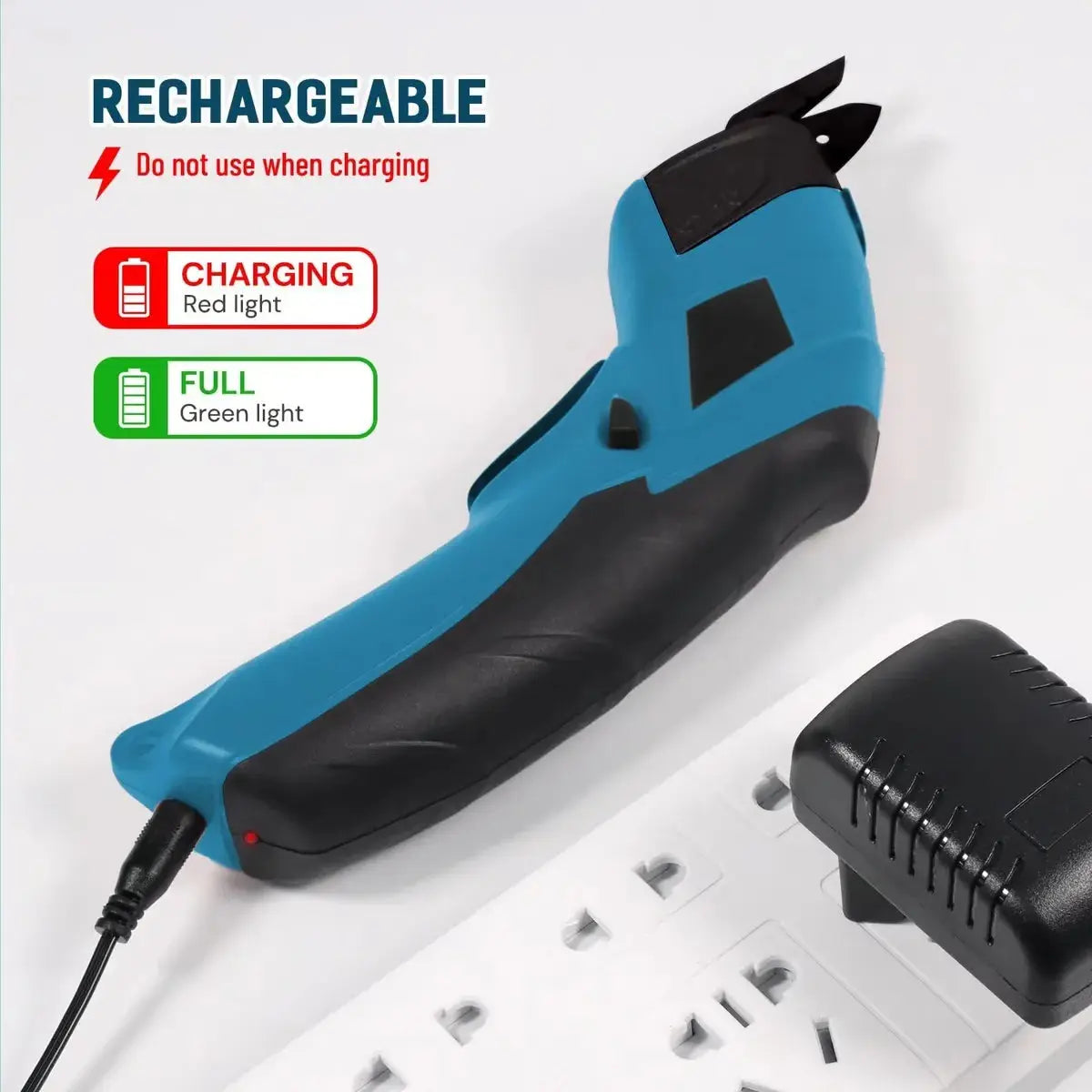 Kabellose Elektrische Schere — USB Wiederaufladbar mit Ergonomischem Griff Mivoza Deutschland