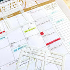 Kalender-Planer-Schablone — Für Tagebuch, Studium & Arbeitsplaner Mivoza Deutschland