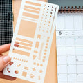 Kalender-Planer-Schablone — Für Tagebuch, Studium & Arbeitsplaner Mivoza Deutschland
