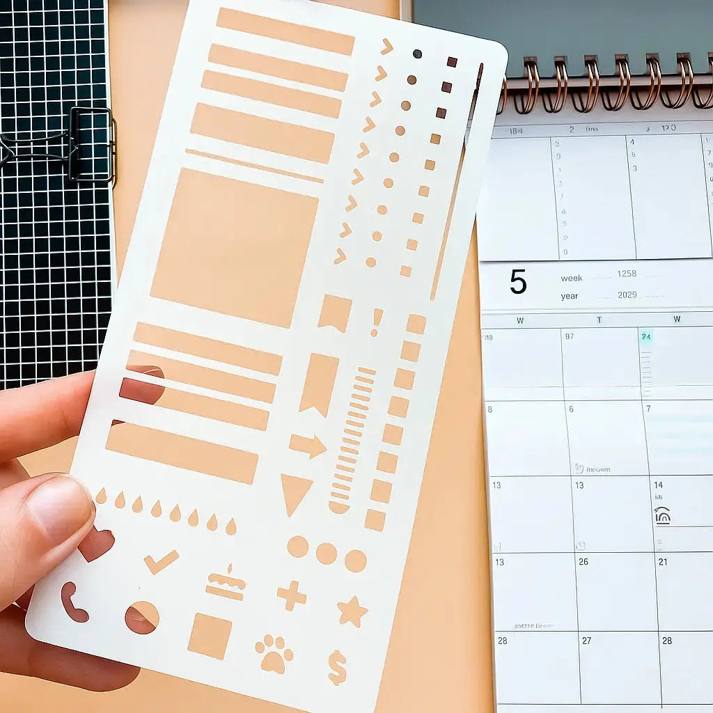 Kalender-Planer-Schablone — Für Tagebuch, Studium & Arbeitsplaner Mivoza Deutschland