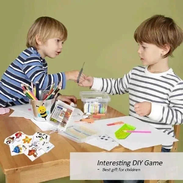 Kinderfreundliches Diamant-Sticker-Set – Mit giftfreien Glitzersteinen Mivoza Deutschland