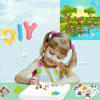 Kinderfreundliches Diamant-Sticker-Set – Mit giftfreien Glitzersteinen Mivoza Deutschland