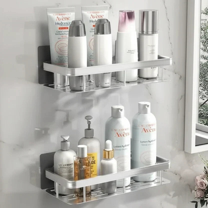 Wandregal selbstklebend ohne Bohren – Edelstahl & ABS