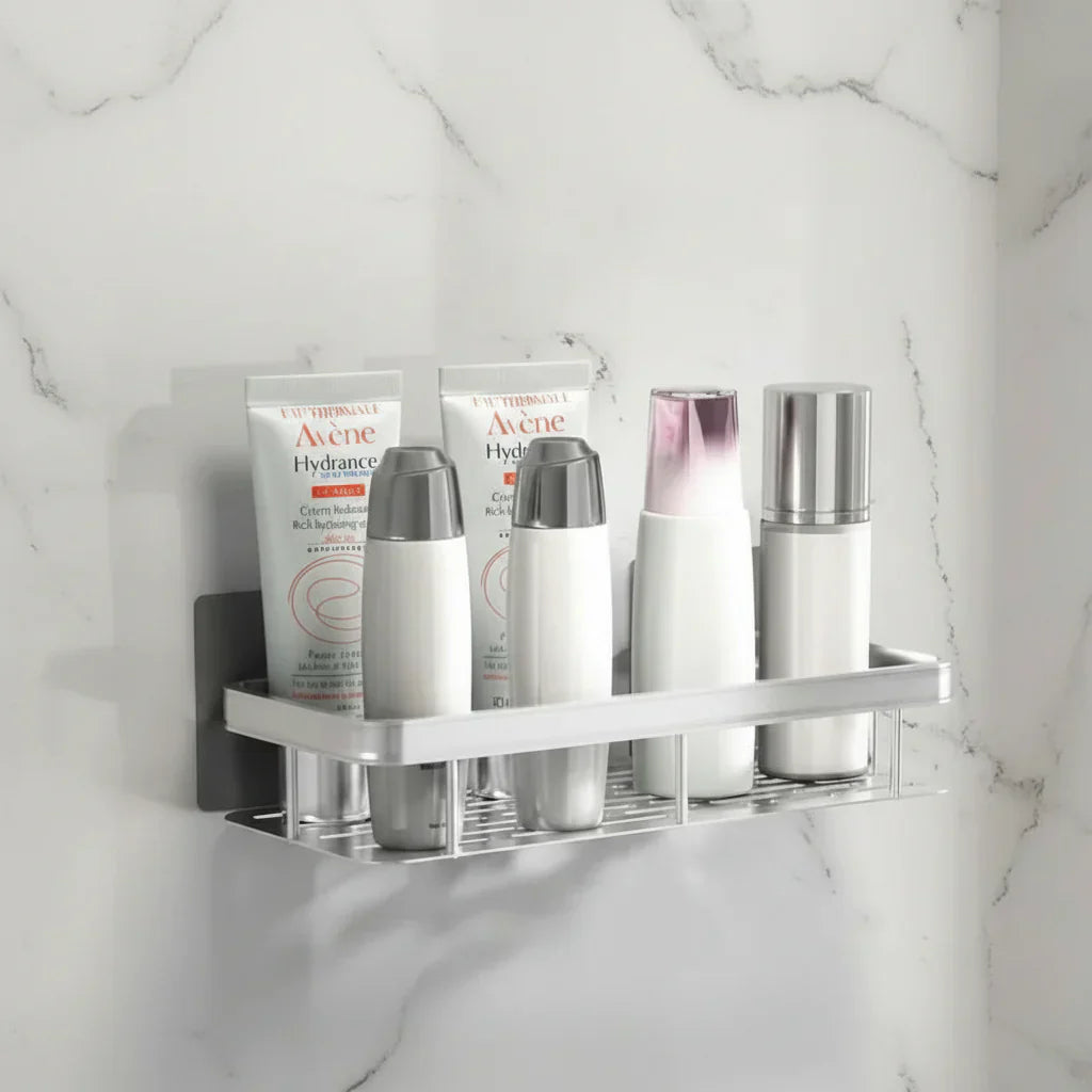 Wandregal selbstklebend ohne Bohren – Edelstahl & ABS