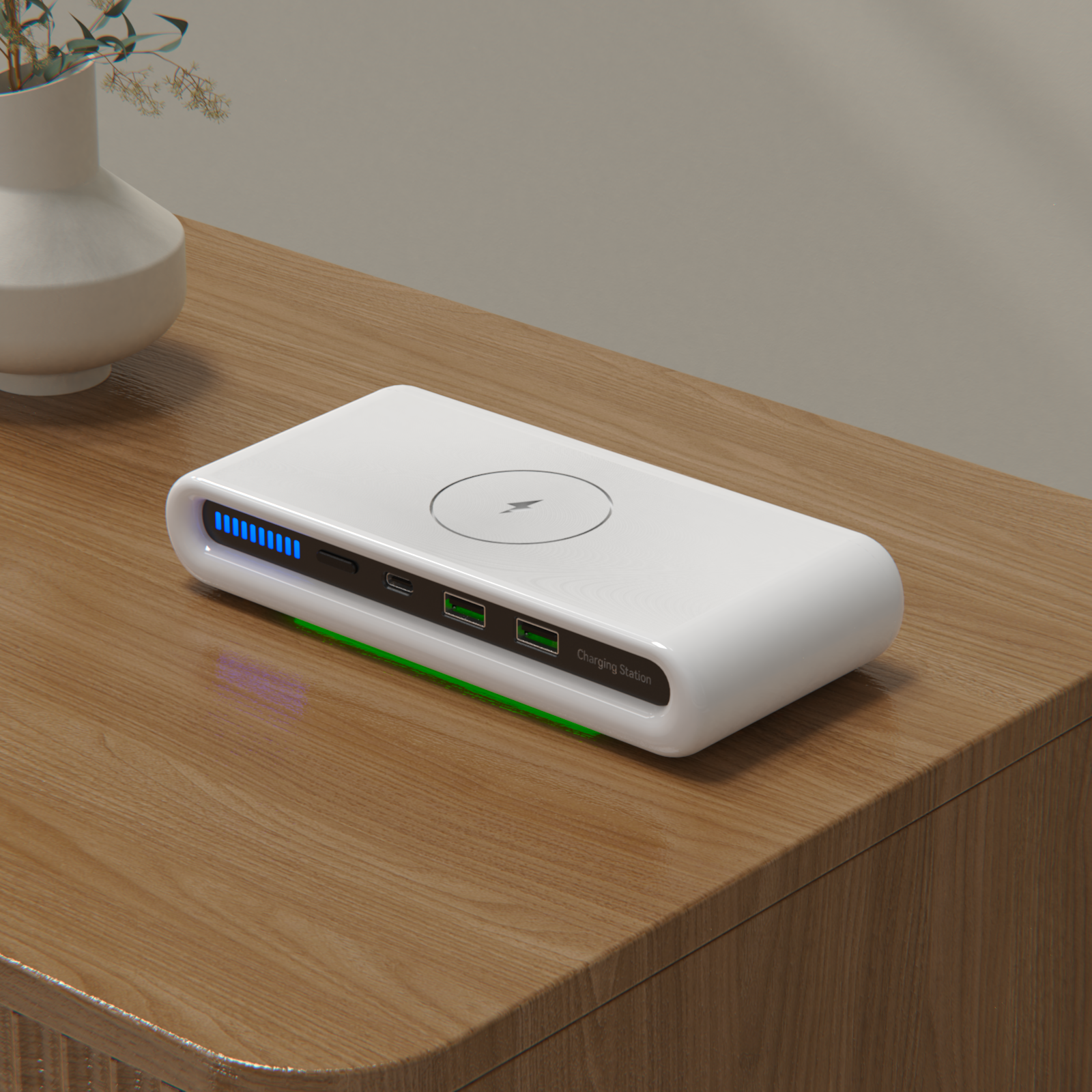 Kabelloses Ladegerät 4in1 mit Wireless Charging