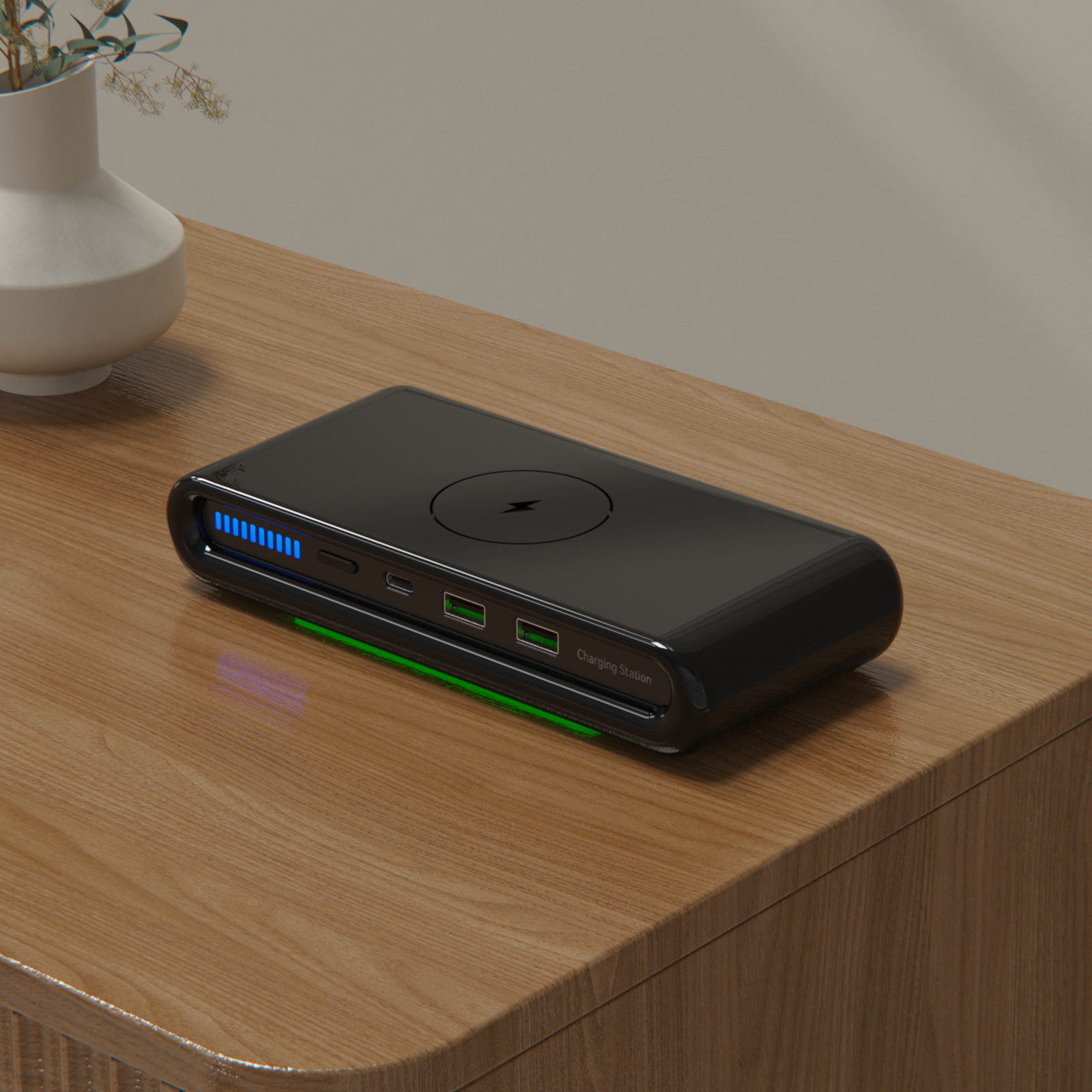 Kabelloses Ladegerät 4in1 mit Wireless Charging