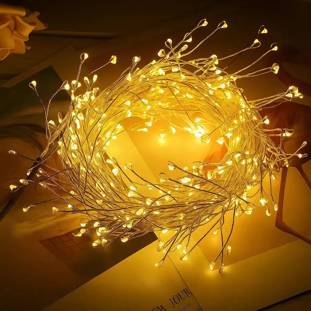 LED Lichterkette Kupferdraht 9 m – 300 LEDs wasserdicht