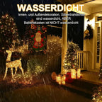 LED Lichterkette Kupferdraht 9 m – 300 LEDs wasserdicht