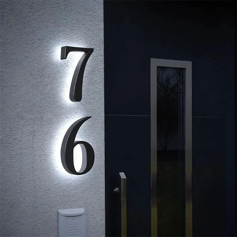 LED-Hausnummer – Gut sichtbar bei Tag und Nacht