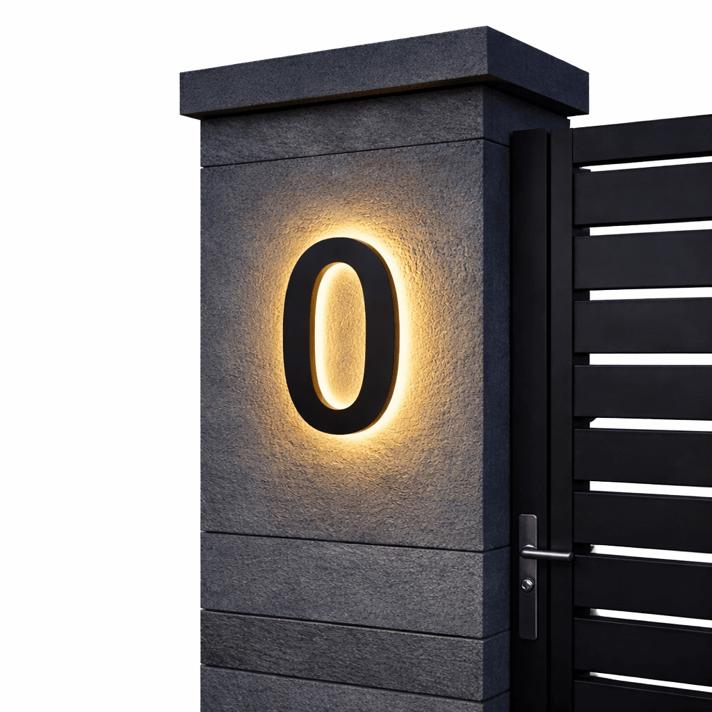 LED-Hausnummer – Gut sichtbar bei Tag und Nacht