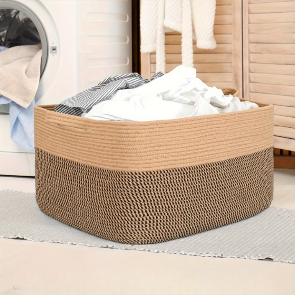 Textil-Aufbewahrungskorb 45L – Decken- und Wäsche-Organizer
