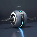 Ab wheel with automatic return and counting function
