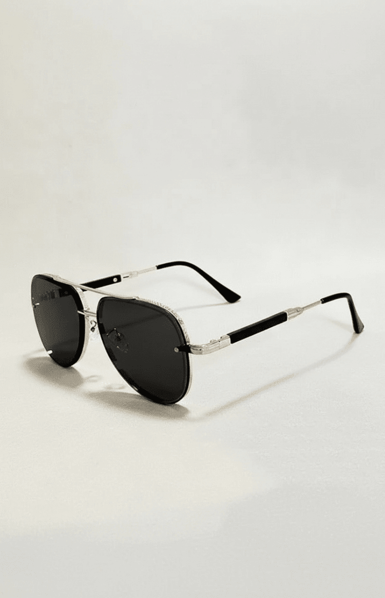 Aviator-Sonnenbrille mit UV400-Schutz und Entspiegelung