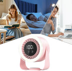 Tischventilator mit 10 Stufen, LED-Display und Nachtlicht