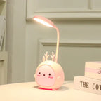 Cartoon LED Desk Lamp with Flexible Neck – Gentle Light for the Eyes