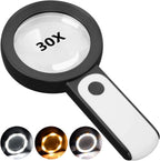 Illuminated Hand Magnifier – 85 mm Lens with 18 LEDs