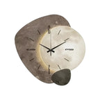 Mond-Wanduhr Minimalistisch – organische Form, 4 Designs, mit oder ohne Beleuchtung