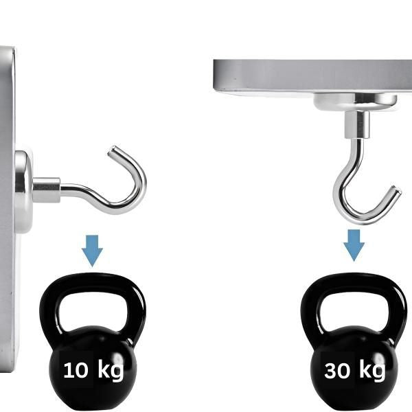 Magnetic Hooks 10 kg Load Capacity