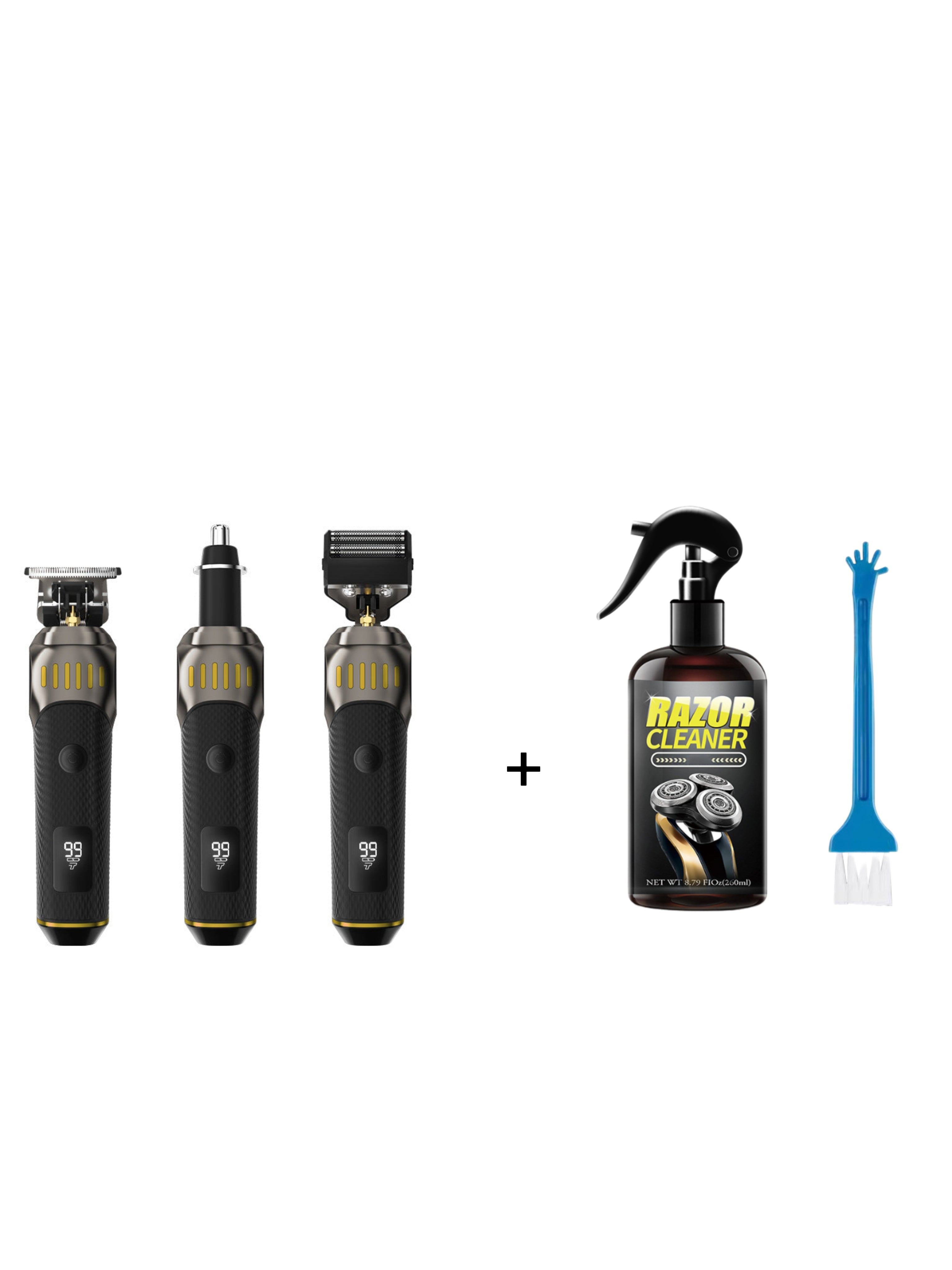 Herren-Pflegeset 3-in-1 mit T-Blade Trimmer und Folienschneider