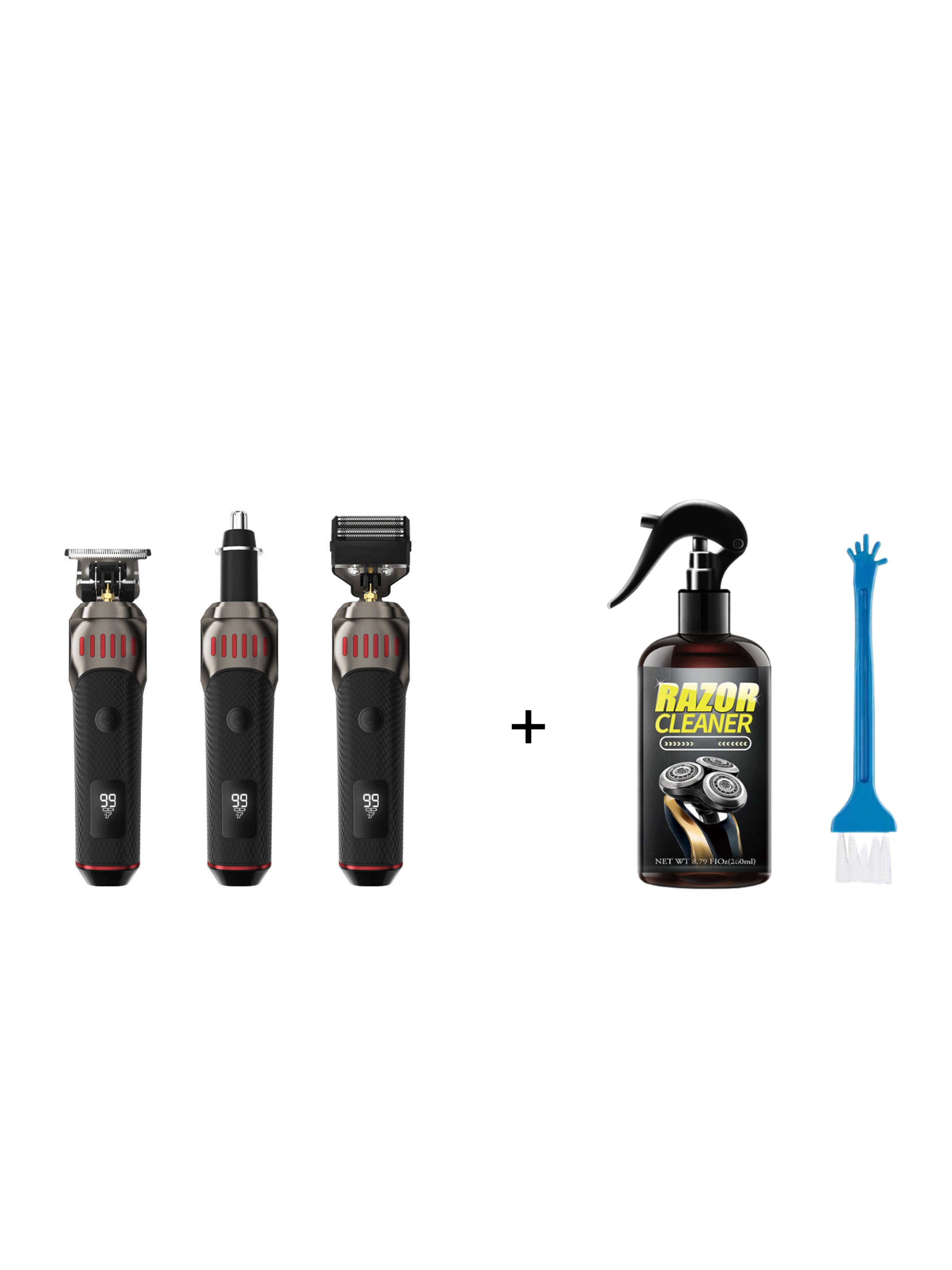 Herren-Pflegeset 3-in-1 mit T-Blade Trimmer und Folienschneider