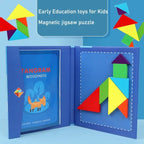 Magnetic Wooden Tangram Puzzle for Children