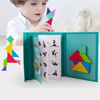 Magnetic Wooden Tangram Puzzle for Children
