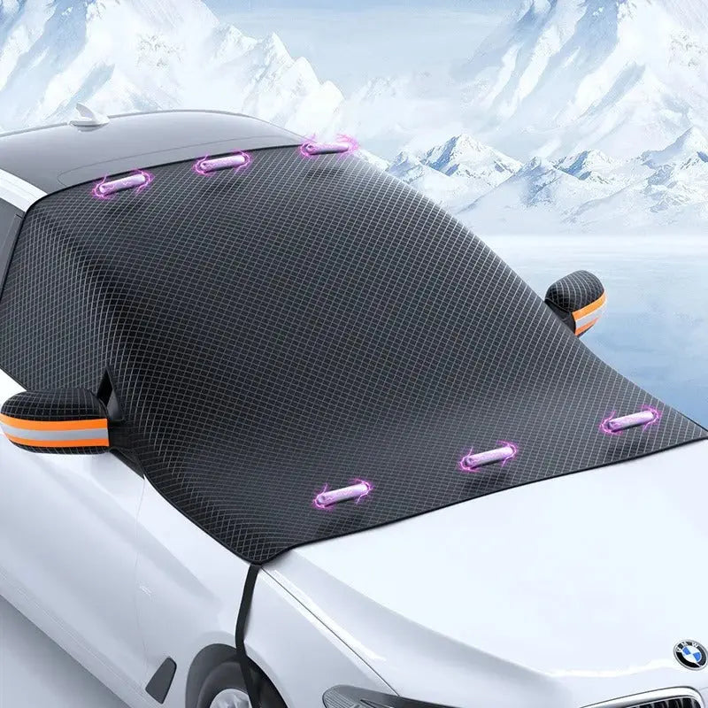 Magnetische Auto-Schneeabdeckung – Ganzjähriger Schutz, Einfach anzubringen Mivoza Deutschland