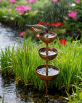 Regenfänger 3-stufig aus Metall für Garten