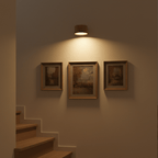 Wiederaufladbare LED-Wandleuchte mit drehbarem Kopf