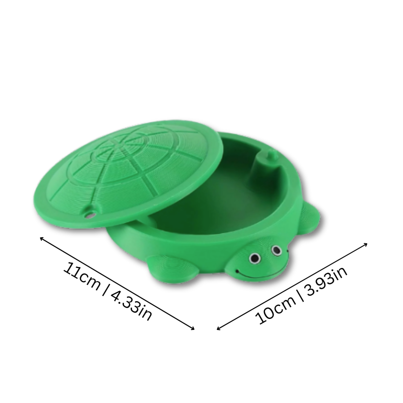 Schildkröten-Sandkasten mit Spielsand und Zubehör