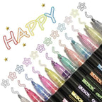 Metallic-Marker-Stifte – Ideal für Karten, Handlettering & Basteln Mivoza Deutschland