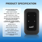 Mobile 4G/5G Wi-Fi Hotspot – Internet Anywhere, No Cables