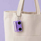 Mini voice recorder keychain in retro radio design