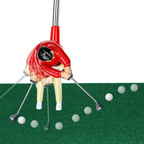 Mini-Golf-Set für drinnen mit Golfspieler-Figur