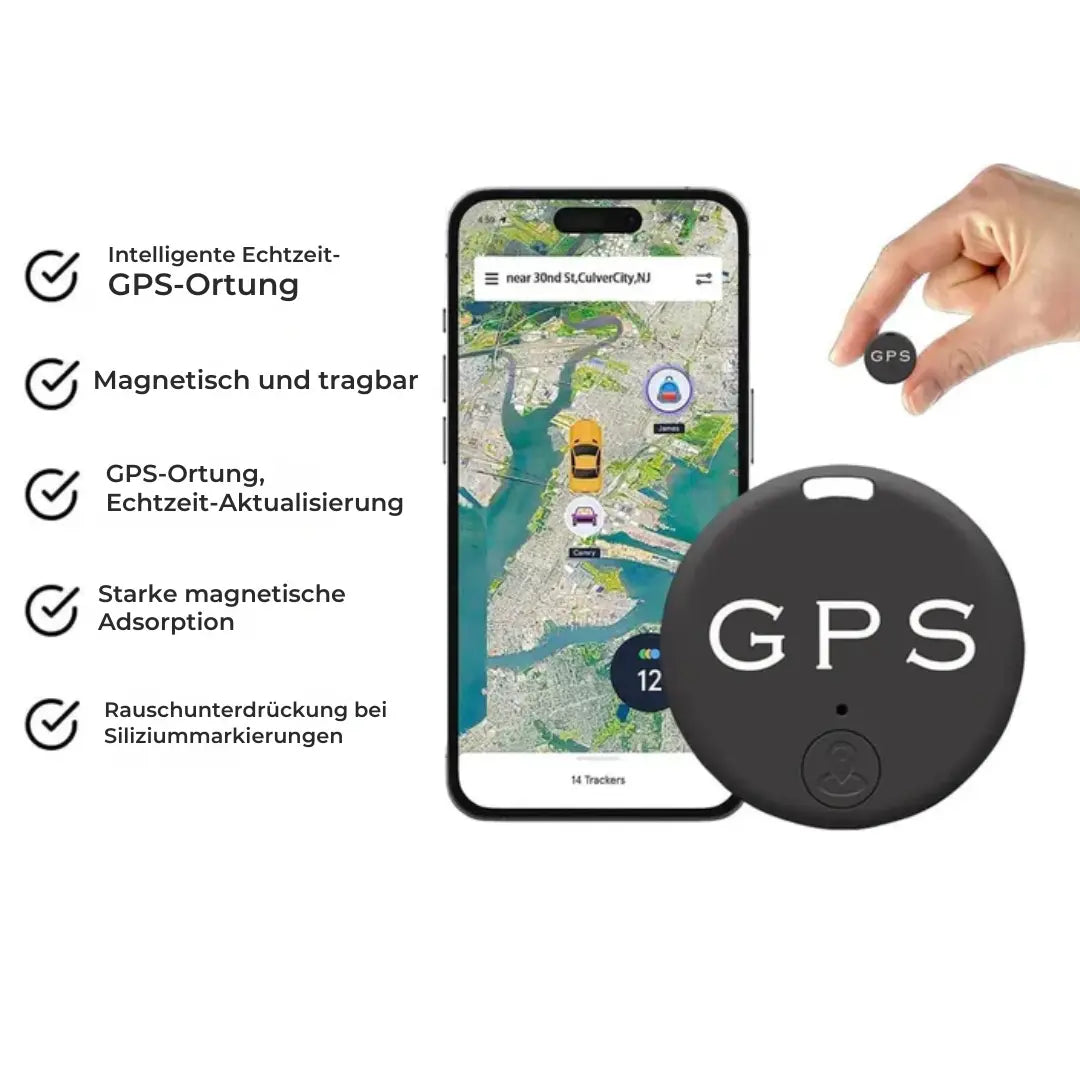 Mini GPS Tracker – Diskretes Echtzeit-Tracking ohne Abo Mivoza Deutschland