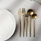 Besteckset Edelstahl Matt – 5-teilig pro Person
